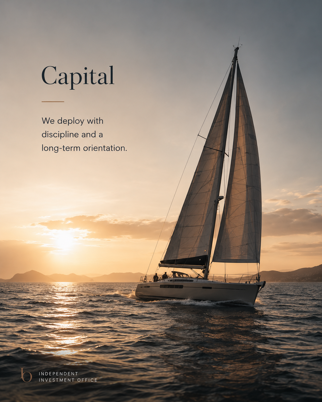 Capital, judgment, and time — applied patiently.